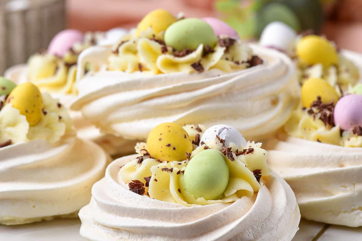 Easter Meringue Nests | She's Not Cookin'